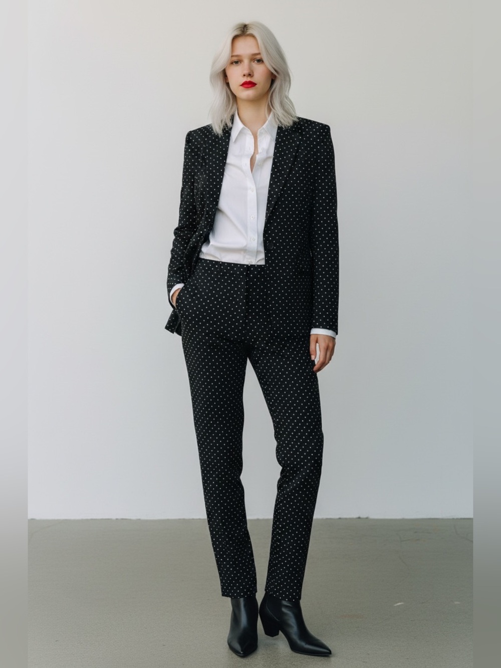 Zadig & Voltaire Black Crystal Dot Blazer